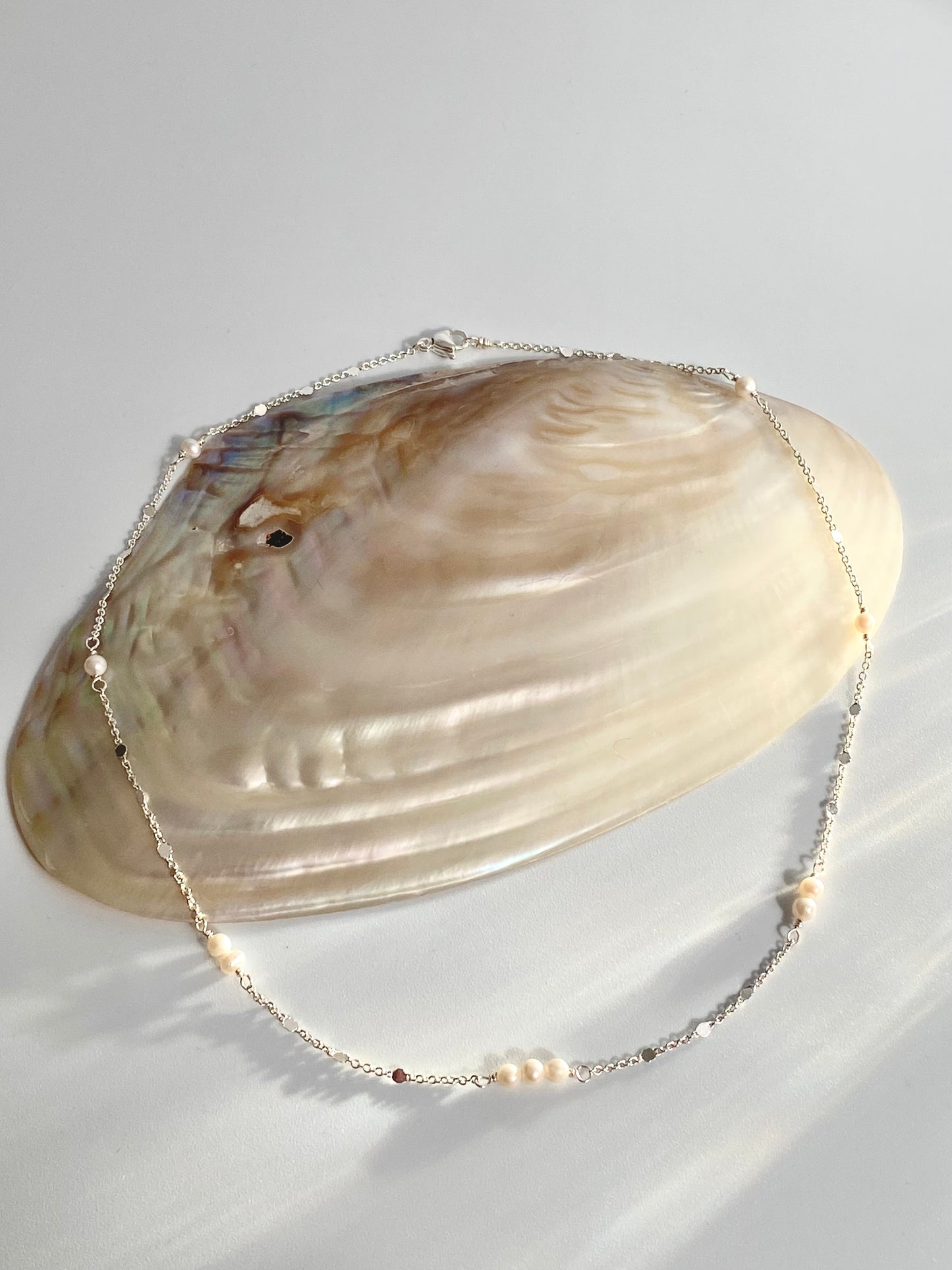 Freshwater Pearl Silver Plated Necklace