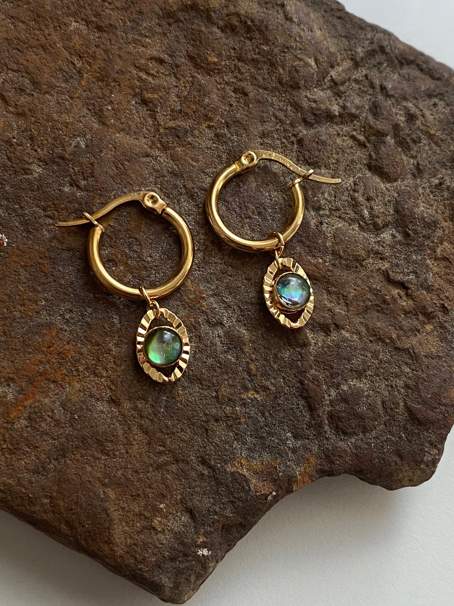 Mermaid Eyes Hoops