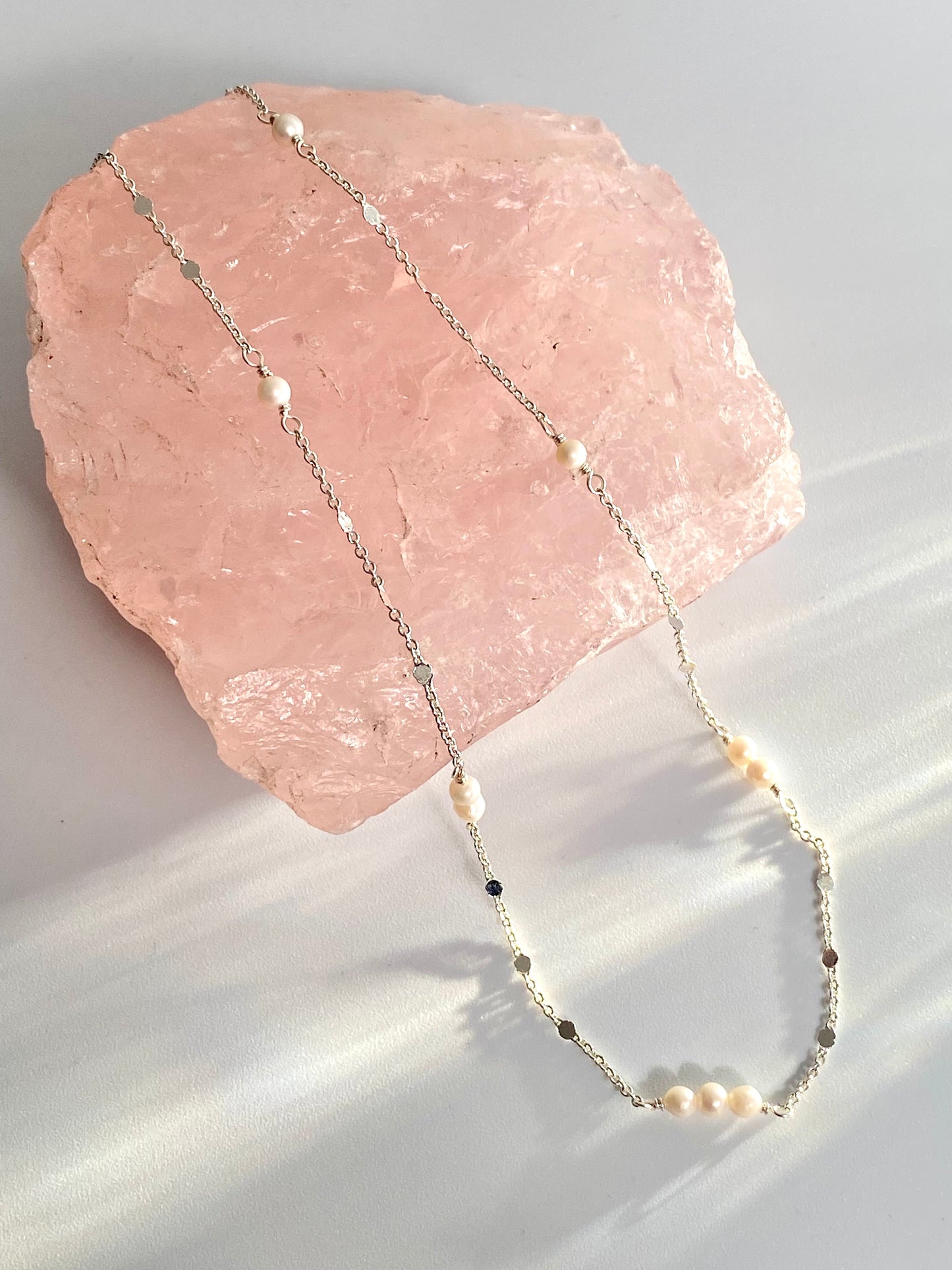 Freshwater Pearl Silver Plated Necklace