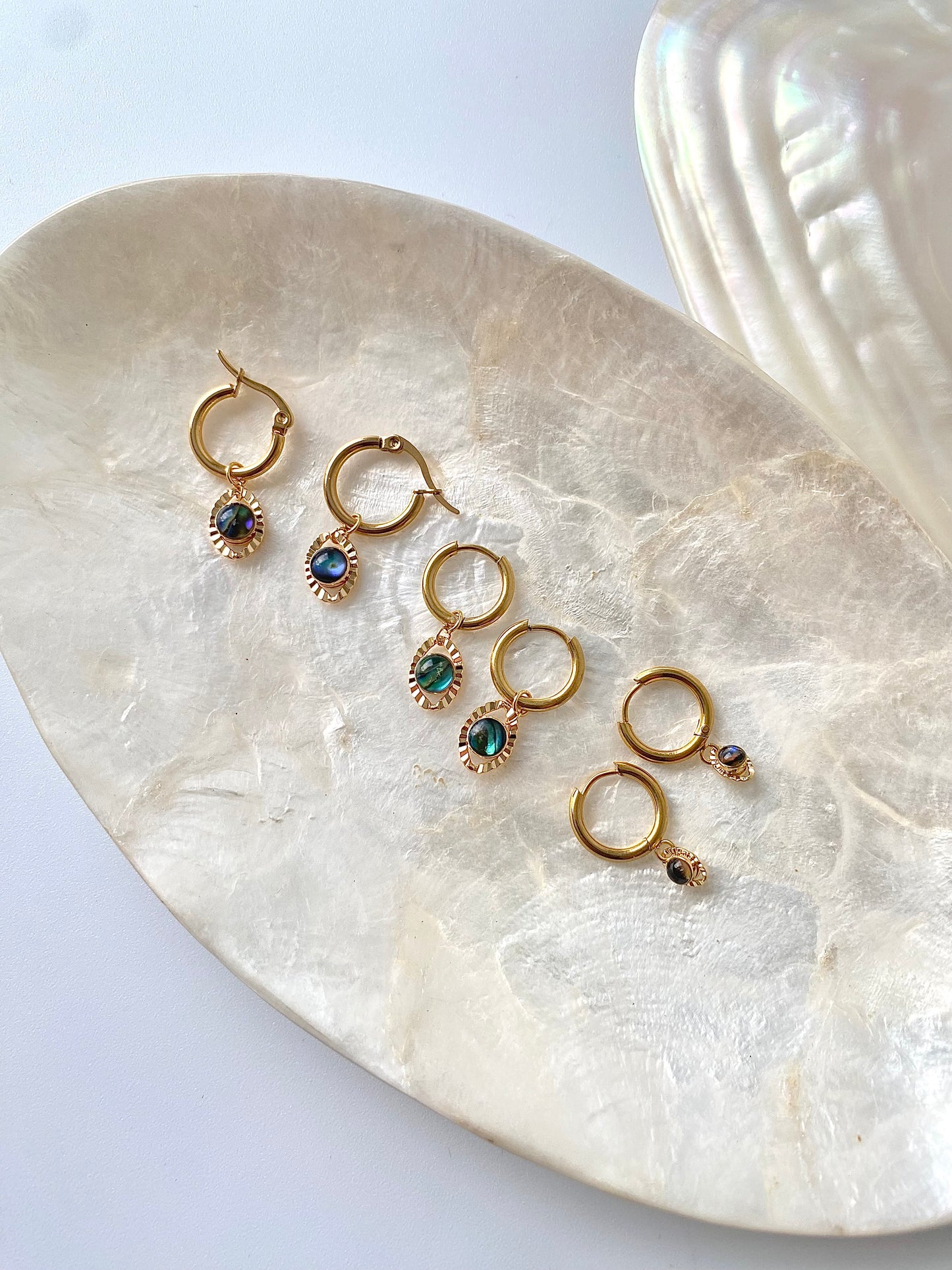 Mermaid Eyes Hoops