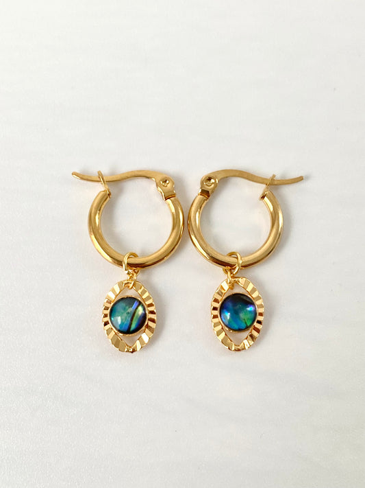 Mermaid Eyes Hoops