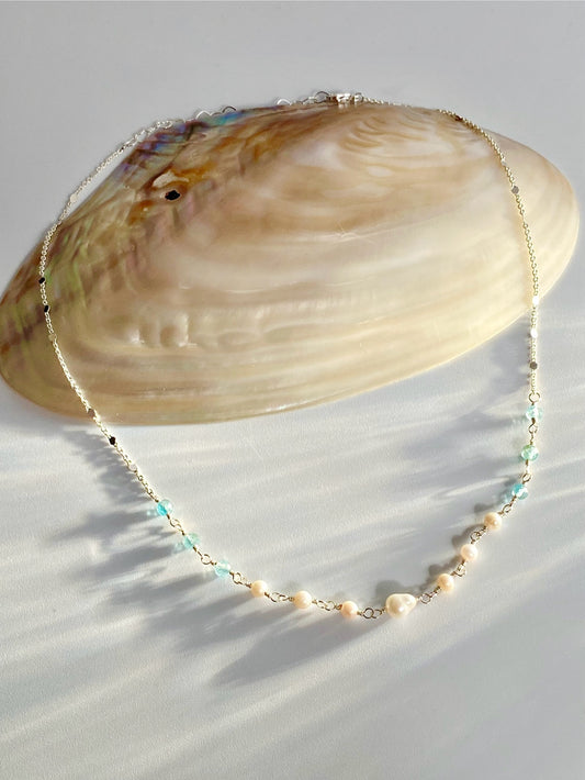 Silver Plated Reef Necklace