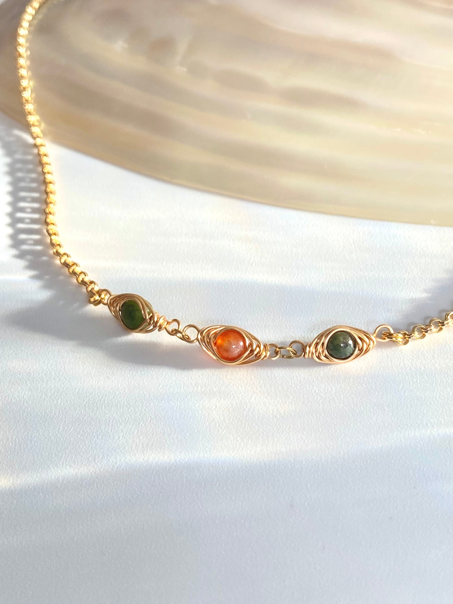 Fire & Earth Necklace