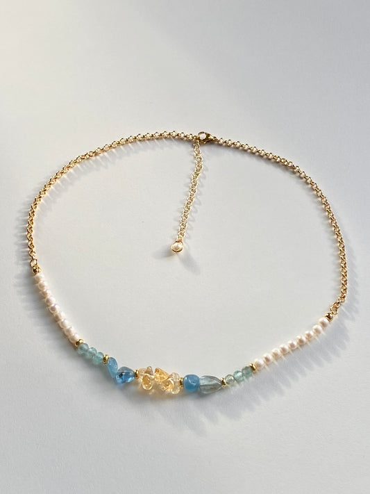 Sun-kissed Sea Necklace
