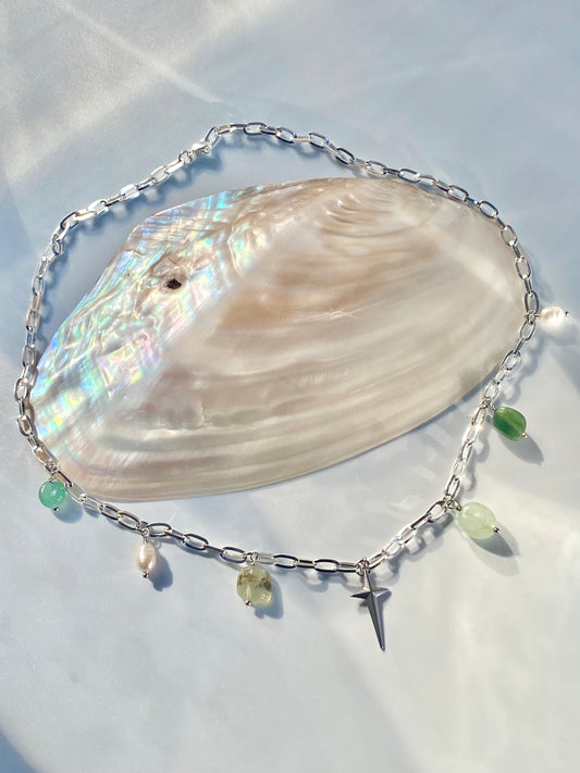 In My Greens Charm Necklace