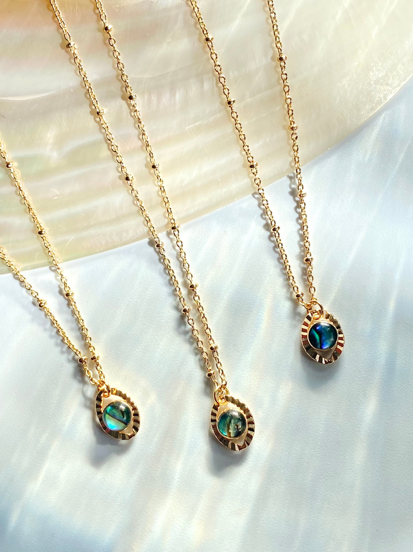 Mermaid’s Eye Pendant Necklace