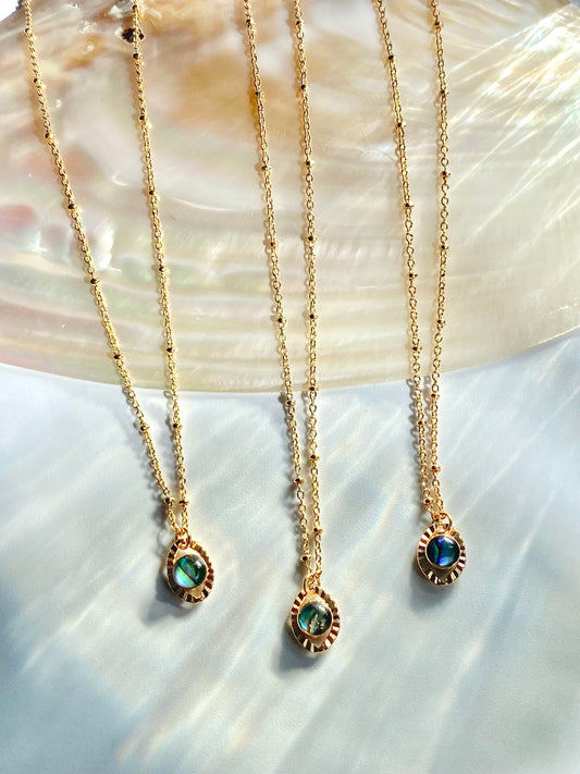 Mermaid’s Eye Pendant Necklace