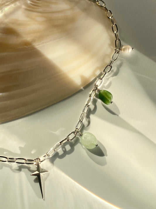 In My Greens Charm Necklace