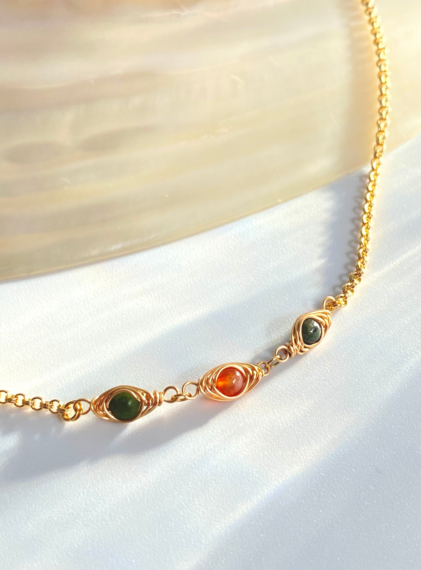 Fire & Earth Necklace