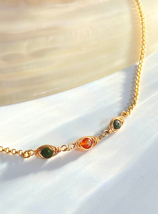 Fire & Earth Necklace
