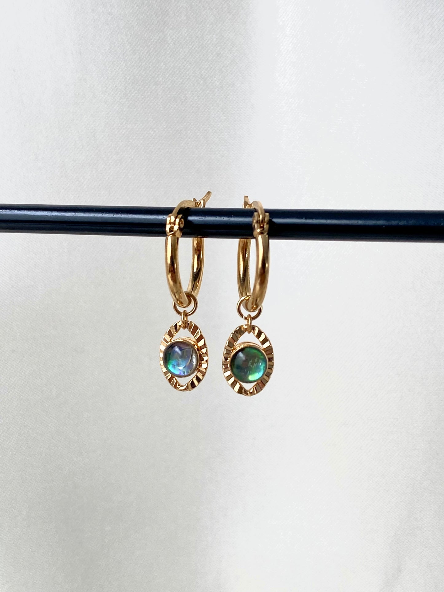 Mermaid Eyes Hoops