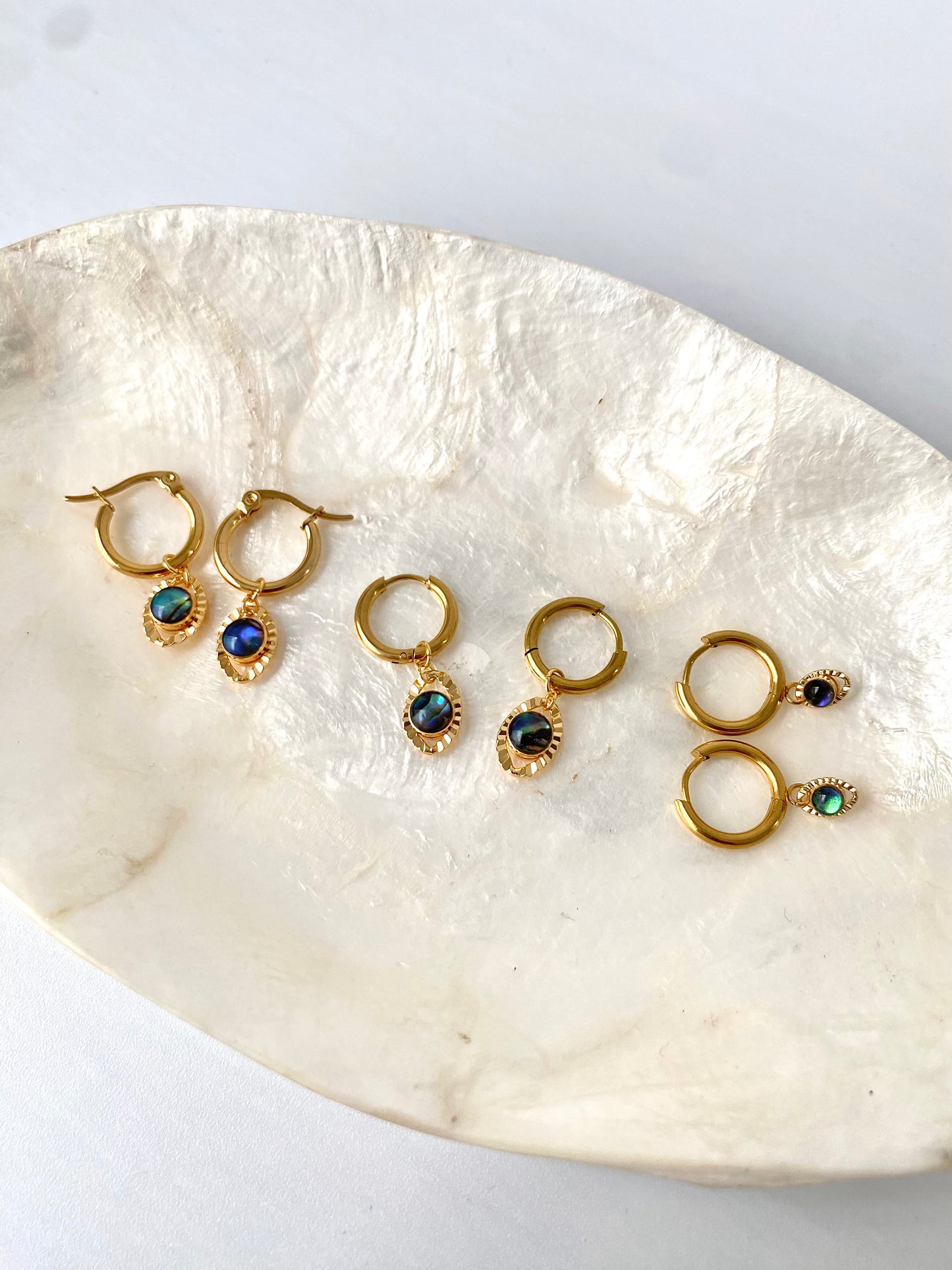 Mermaid Eyes Hoops