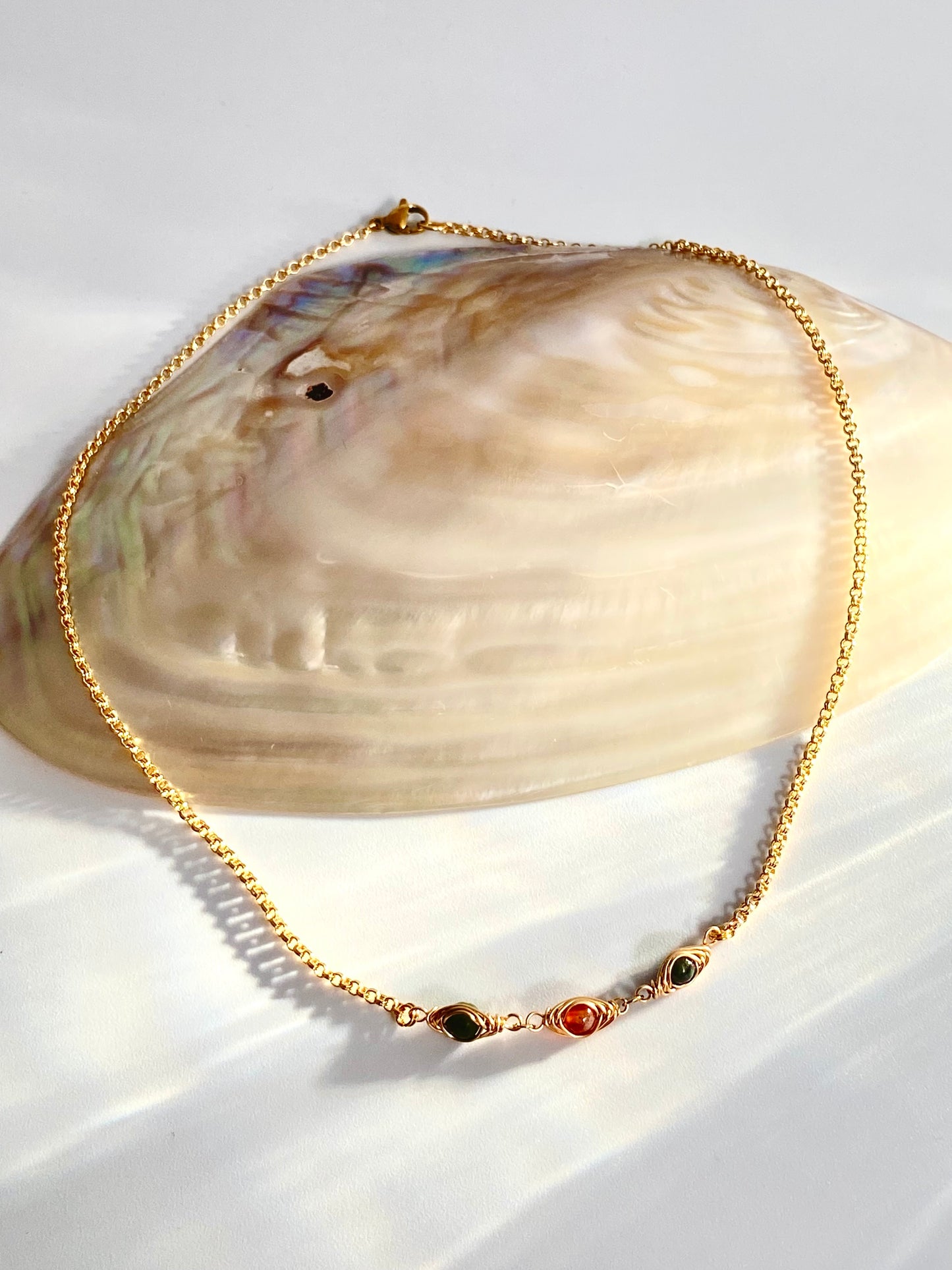 Fire & Earth Necklace
