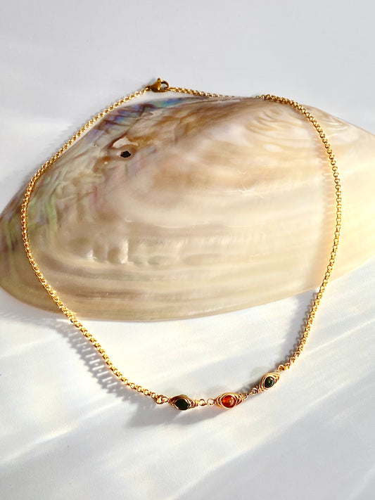 Fire & Earth Necklace