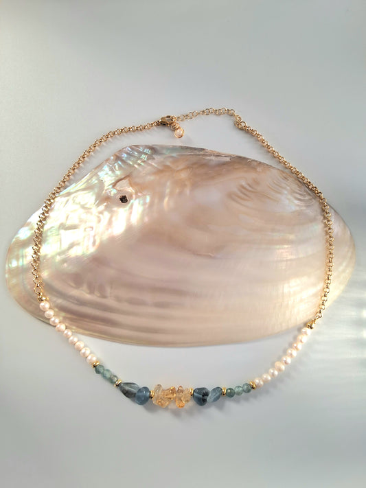 Sun-kissed Sea Necklace